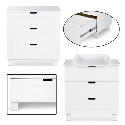 Avis Commode à langer avec plan à langer amovible et 3 tiroirs IWO KLUPS 2