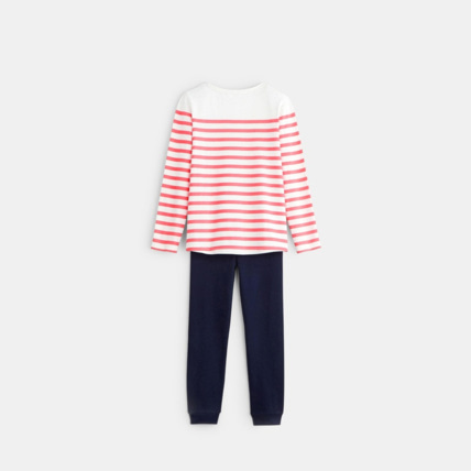Avis Pyjama en jersey rose fille OKAIDI 2