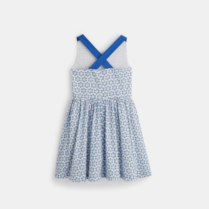 Avis Robe sans manches bleue fille OKAIDI 2