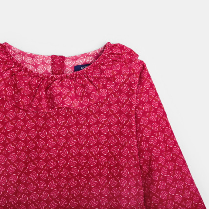 Avis Blouse velours imprimée rose fille OKAIDI 4