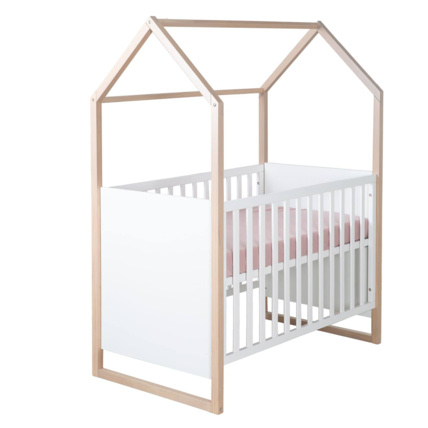 Avis Lit bébé 2en1 cododo et lit indépendant cabane ROBA 1