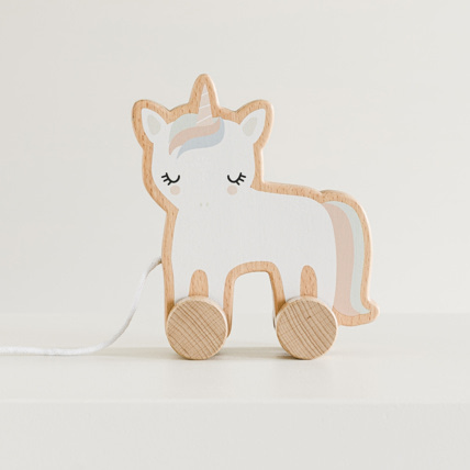 Avis Jouet à tirer en bois Licorne Petite Amélie 1