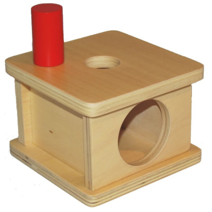 Avis Boite à forme avec petit cylindre ambiance montessori 1