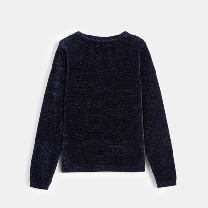 Avis Gilet pailleté bleu fille OKAIDI 2