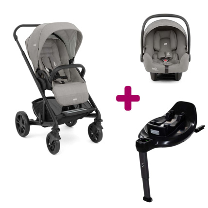 Avis Poussette duo Chrome + coque i-snug 2 + i-base encore Joie 1