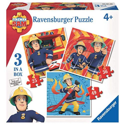 Avis Puzzle - Pompier Sam - 3 puzzles - 25, 36 et 49 pièces RAVENSBURGER 1