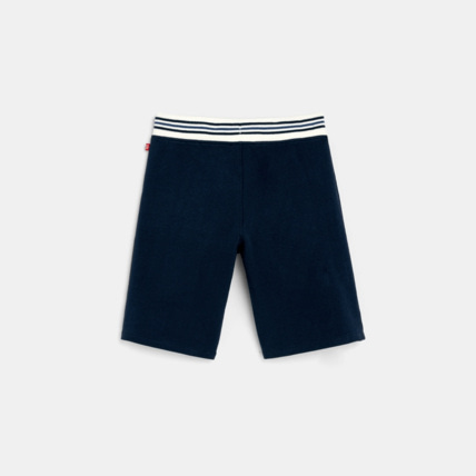 Avis Bermuda en jersey chiné bleu garçon OKAIDI 3