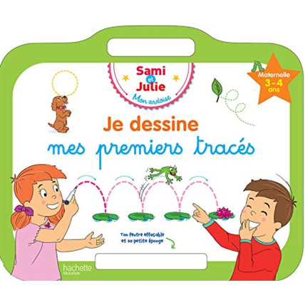 Avis Sami et Julie - Ardoise Je dessine mes premiers tracés 3-4 ans Hachette Éducation 1