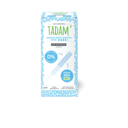 Avis Tampons coton Bio Super Avec Applicateur Tadam' NATUROPERA 1