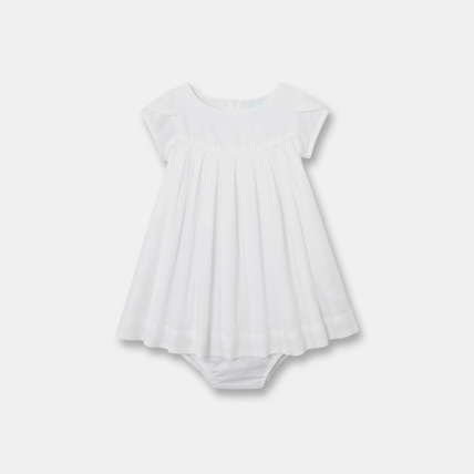 Avis Robe blanche en plumetis OBAÏBI 1