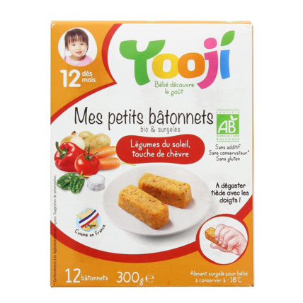 Avis Bâtonnets de légumes du soleil, touche de chèvre Yooji 1