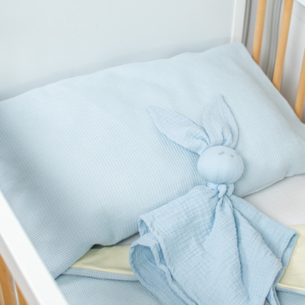 Avis Taie d'oreiller unie en coton nid d'abeille Sevira Kids 9