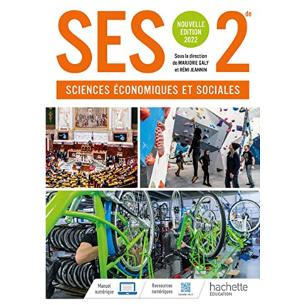 Avis Sciences économiques et sociales 2nde - Livre élève - Ed. 2022 Hachette Éducation 1