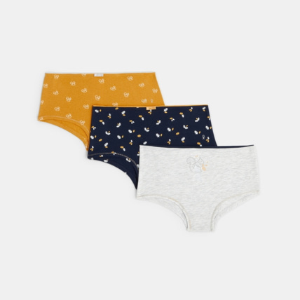 Avis Culottes boxers imprimées (lot de 3) fille OKAIDI 1
