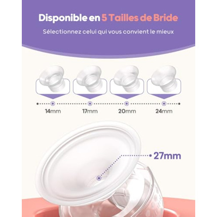 Avis Tire-lait électrique main libre avec sac de rangement NULIIE 3