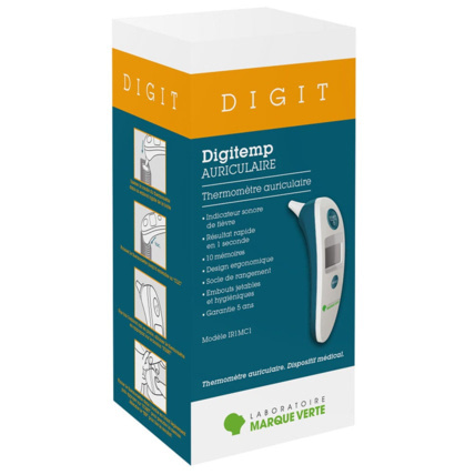 Avis Thermomètre auriculaire Digitemp Digit 1