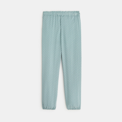 Avis Pantalon imprimé style jogpant vert fille OKAIDI 3