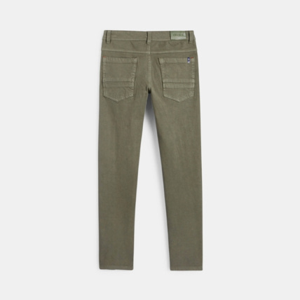 Avis Pantalon slim bi-strech vert garçon OKAIDI 4