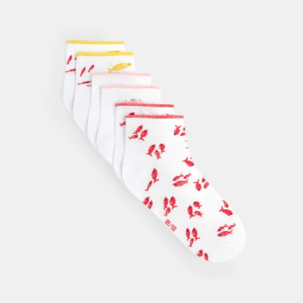 Avis Socquettes poissons (lot de 3) blanc fille OKAIDI 1