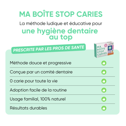 Avis MA BOÎTE STOP CARIES La Tribu Happy Kids 3