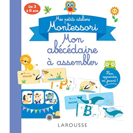 Avis Mes ateliers Montessori : Abécédaire à assembler LAROUSSE 1