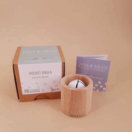 Avis Hochet Jingla en bois Montessori NINA & MILES 2