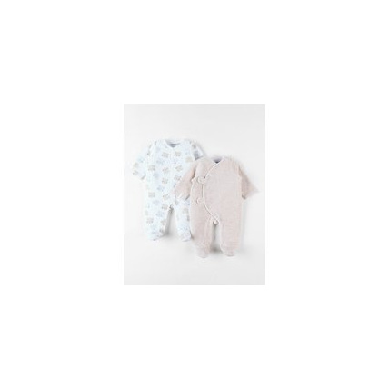 Avis Set de 2 pyjamas dors-bien iconique en velours NOUKIE'S 1