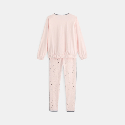 Avis Pyjama 2 pièces en jersey motif nuage rose fille OKAIDI 4