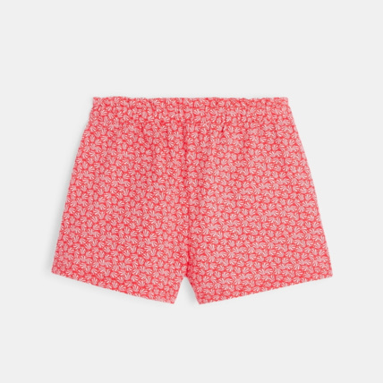 Avis Short maille imprimé feuillage rose fille OKAIDI 4