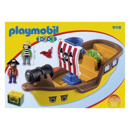 Avis Playmobil 1.2.3 - Bâteau de pirates  PLAYMOBIL 1