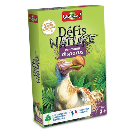 Avis Jeu éducatif Défis Nature - Animaux disparus BIOVIVA 1