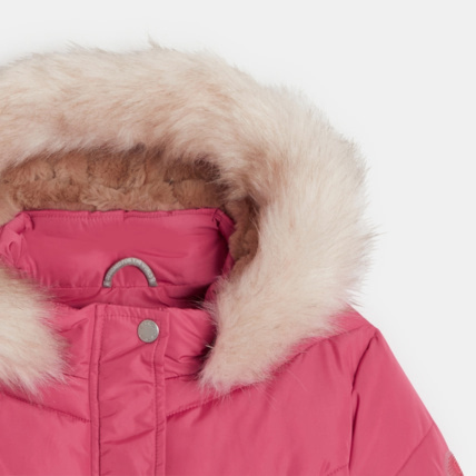 Avis Parka doudoune épaisse à capuche rose fille OKAIDI 3