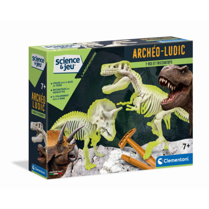 Avis Archéo Ludic - T-Rex & Tricératops Clementoni 1