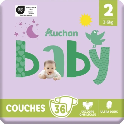 Avis Couches BABY Auchan 2