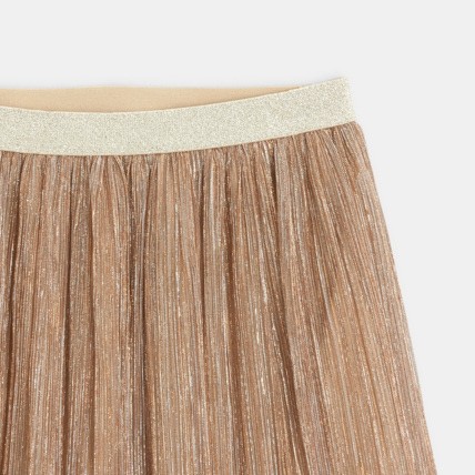 Avis Jupe midi en tulle brillant marron fille OKAIDI 2
