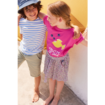 Avis Jupe imprimé fleuri Kids - Imprimé Géraniums ARMOR-LUX 2