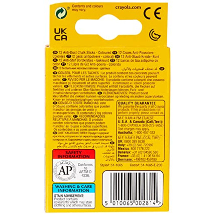 Avis Craies de couleur pour tableau CRAYOLA 2