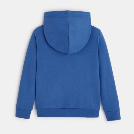 Avis Sweat-shirt à capuche à message bleu garçon OKAIDI 3