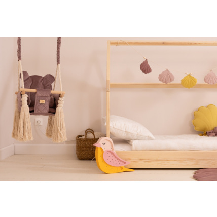 Avis Lit cabane H bois naturel Mon Lit Cabane 44