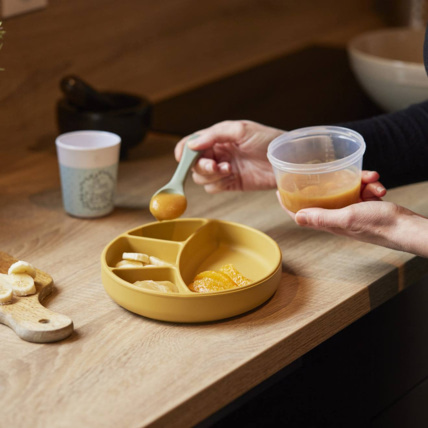 Avis Assiette compartimentée silicone THERMOBABY 2