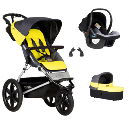 Avis Poussette Terrain + nacelle Plus + coque auto Protect Mountain Buggy 1