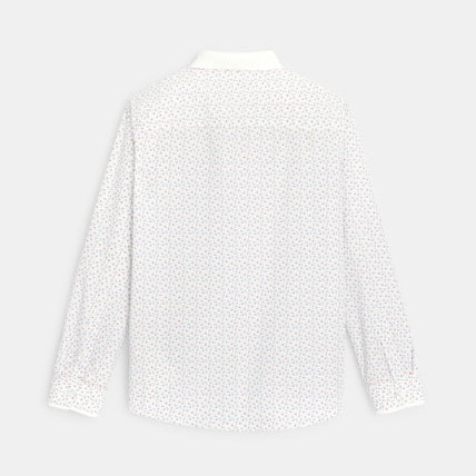Avis Chemise col polo imprimé palmiers blanche garçon OKAIDI 3
