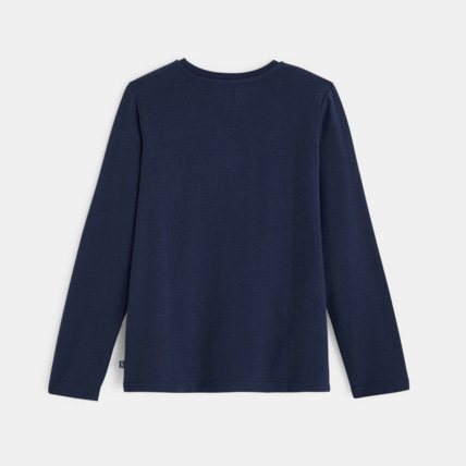 Avis T-shirt manches longues bleu garçon OKAIDI 3