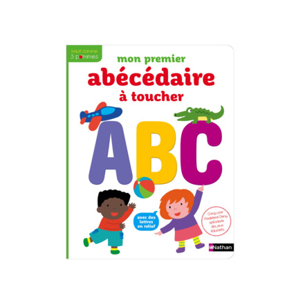 Avis Livre Mon premier abécédaire à toucher - Haut comme 3 pommes NATHAN 1