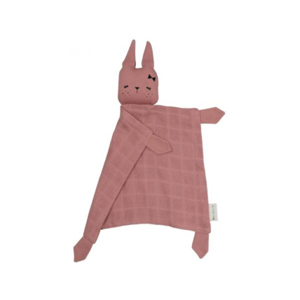 Avis Doudou lapin en coton 34x26 cm FABELAB 2