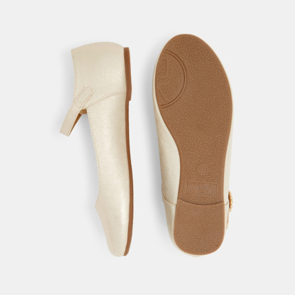 Avis Ballerines brillantes à boucle blanches fille OKAIDI 3