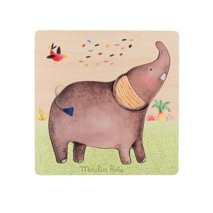 Avis Puzzle encastrable Les Papoum moulin Roty 1