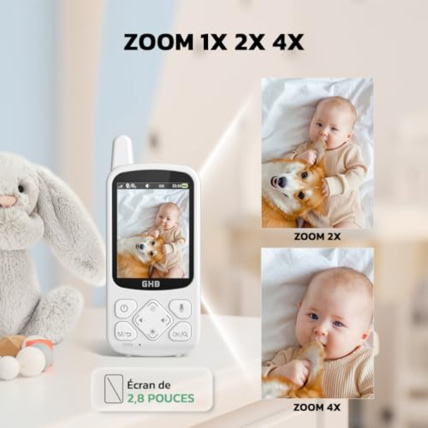 Avis Babyphone vidéo 2.8 pouces GHB 5