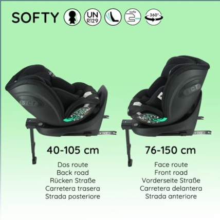 Avis Siège auto SOFTY pivotant 360° I-Size Nania 4