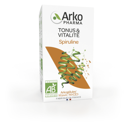 Avis Boite de spiruline Bio Arkogelules ARKOPHARMA 1